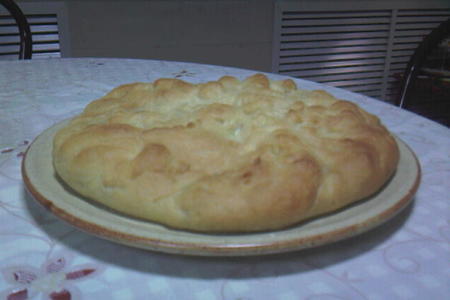 Пирог с сырно-яичной начинкой