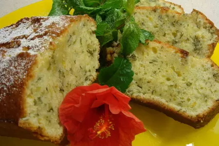 Лимонный кекс с мятой и пропиткой (сказочно вкусный:)).