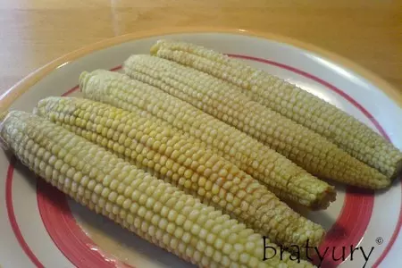 Кукуруза молочная в волне. быстро, вкусно, остро