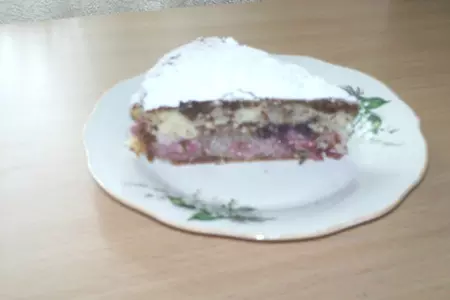 Бисквит с малиной