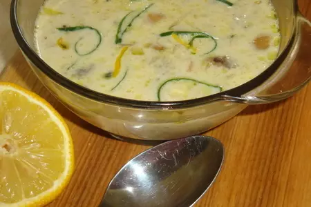 Суп с шампиньонами и овощами