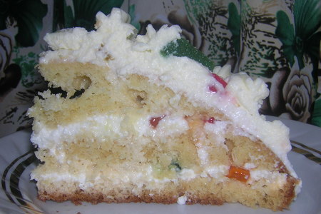 Фото к рецепту: Торт "творожный соблазн"