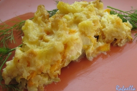 Овощная запеканка со сливочным сыром