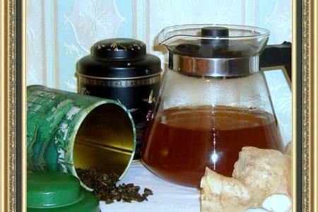Имбирный чай с корицей