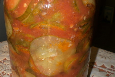 Огурцы в томатной заливке