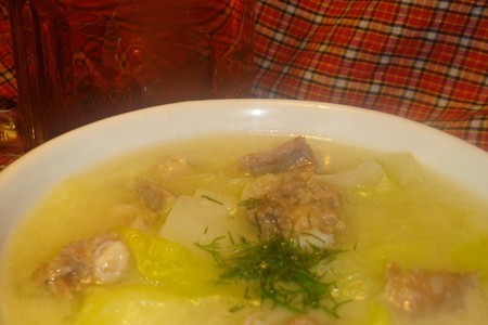 Кааликлимписоппа (капустный суп с клецками)