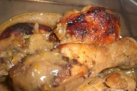 Куриные ножки с горчично-медовым соусом