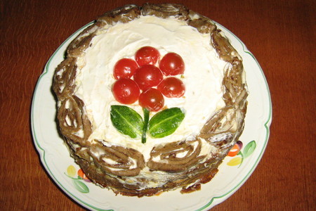Фото к рецепту: Печеночный торт