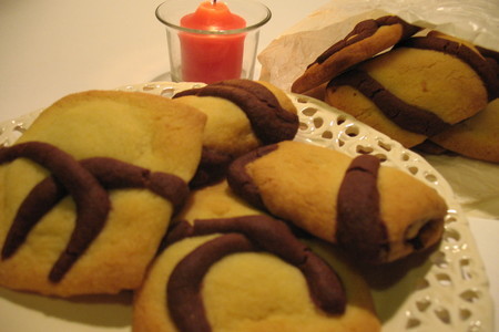 Печенье «яблочные бандерольки»