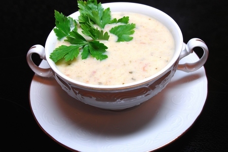 Фото к рецепту: Луковый суп-крем