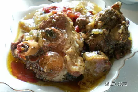Хашлама  (приготовленный руками маего мужа)