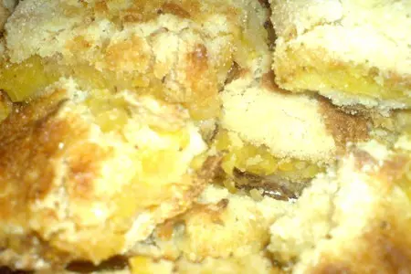 Расыпчатые пироженые с яблочками