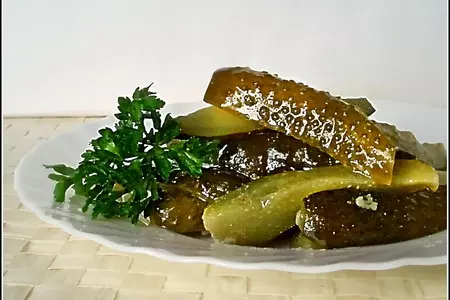 Огурцы в горчице