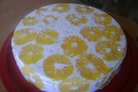 Фото к рецепту: Торт "фруктовая лёгкость"