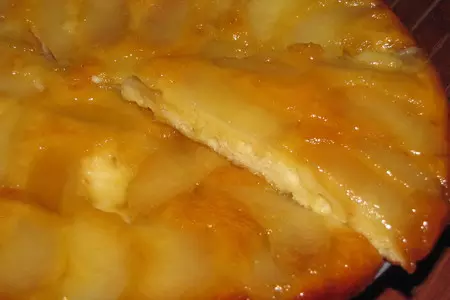 Шарлотка с грушами, перевётыш