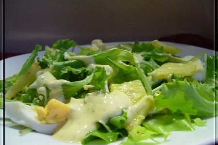 Яично-ананасовый салат (еще один салат для девичника)