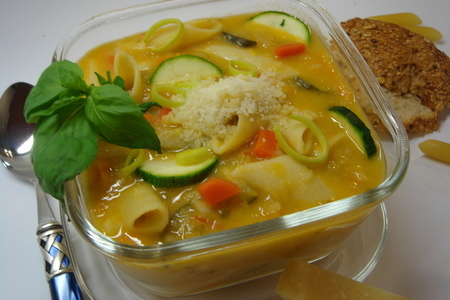 Суп минестроне с овощами за 30 минут (вкусно,сытно и совсем без мяса:) ).