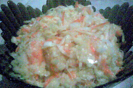 Салат из кольраби, моркови и яблок