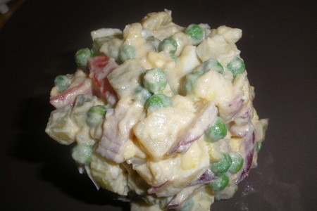 Картофельный салат эрмитаж