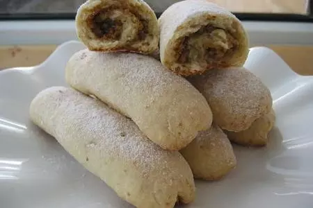 Трубочки с орехами