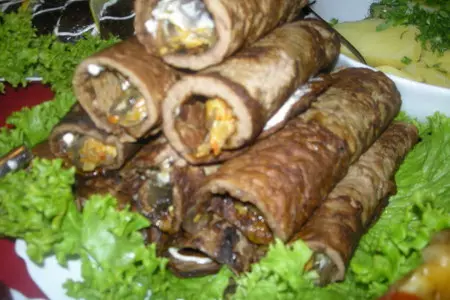Рулетики из печени