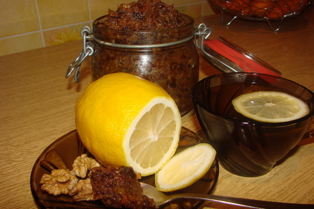 Десерт кучермег (курага,чернослив,мед,грецкие орехи)