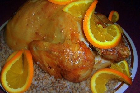 Фото к рецепту: Оранжевая курочка