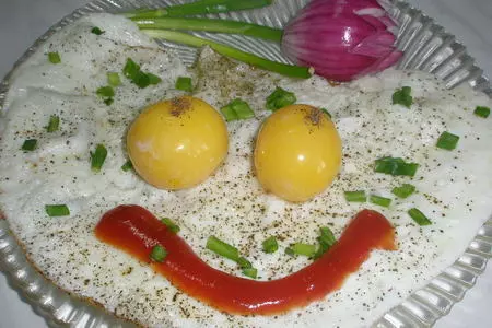 Яичница из замороженных яиц