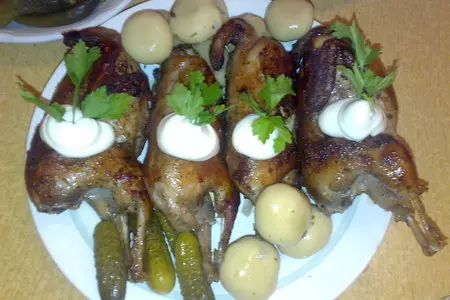 Маринованные перепелки