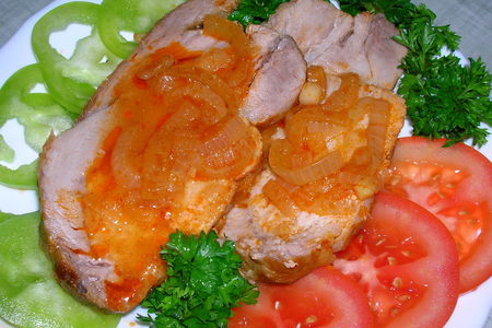 Фото к рецепту: "стофато" или свинина по-болгарски