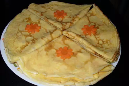 Морковные блинчики