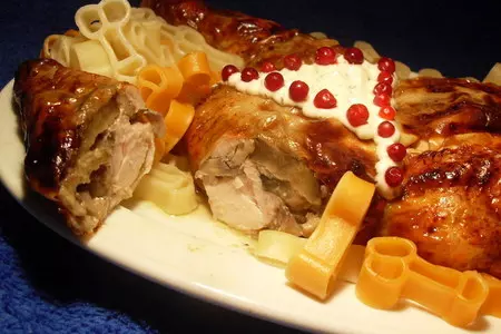 Фаршированная курица