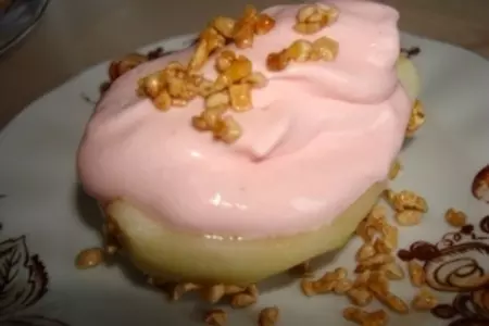 Груши с сырным кремом