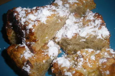 Тертый яблочно-лимонный пирог. вкусный и быстрый.