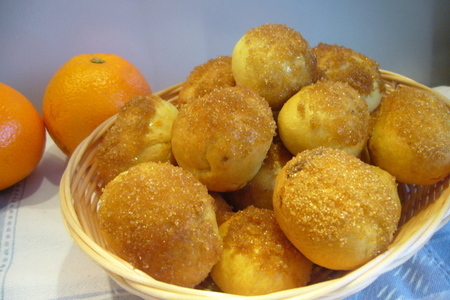 Апельсиновые мини-булочки "на зубок"