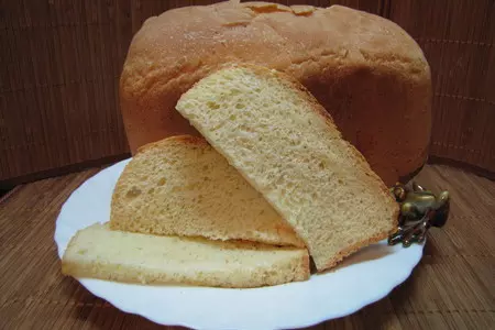 Хлебушек яичный в хлебопечке