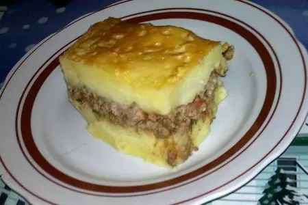 Картофельно-мясная запеканка