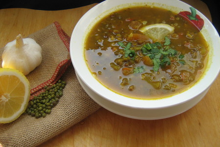 Фото к рецепту: Мунг -дал таркари.постный суп из маша.