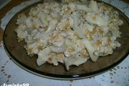 Плов из ачара с грибами