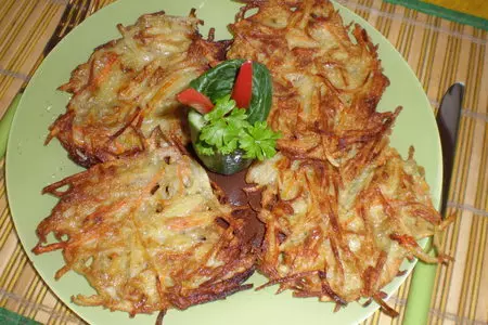 Овощные оладьи
