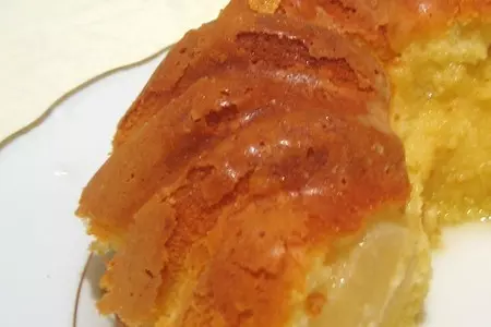 Нежное кольцо с грушами и белым шоколадом (праздничное послевкусие)