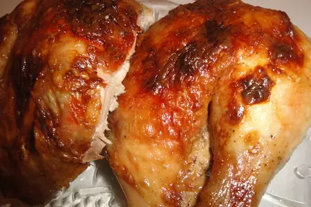 Курица запечёная как пастрома