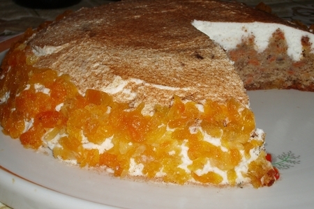 Фото к рецепту: Швейцарский морковный торт