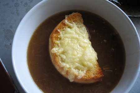 Фото к рецепту: Луковый суп onion soup
