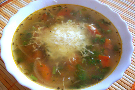 Фото к рецепту: Суп "чечевица + витамины"