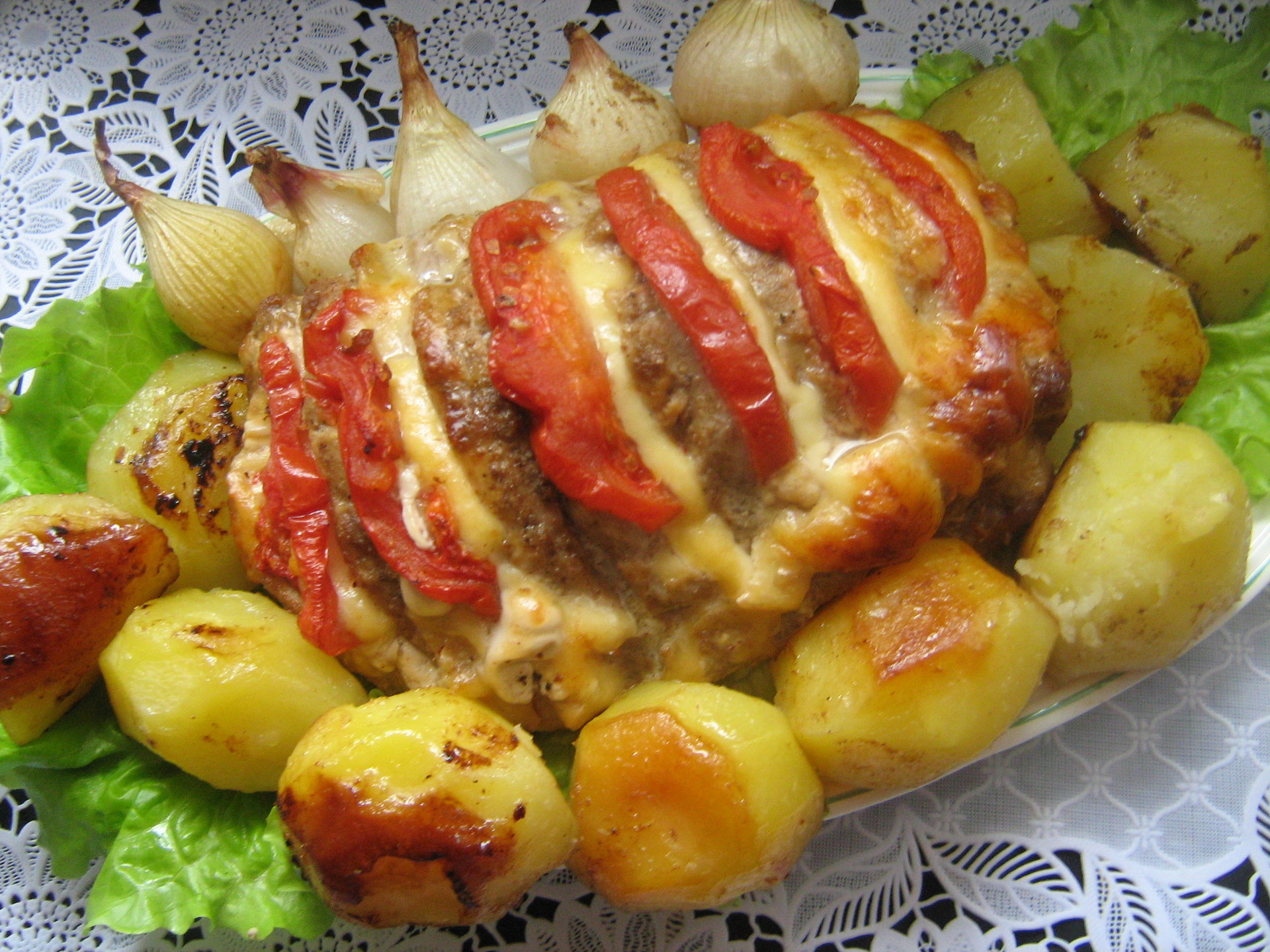 Картошка-гармошка в духовке в фольге