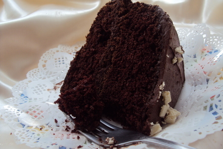 Фото к рецепту: Devil's food cake (очень шоколадный торт!)