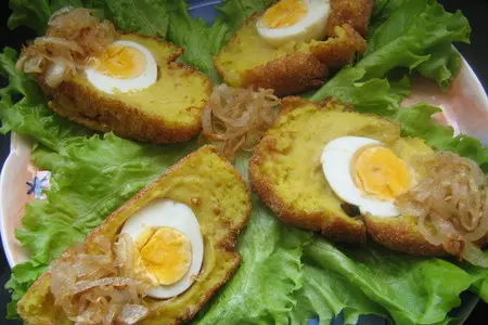 Яйца по-королевски.
