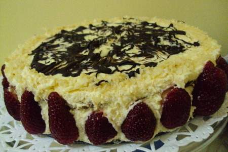 Фото к рецепту: Торт "нежность"