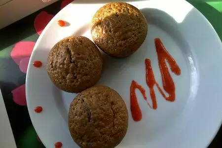 Клубничные кексики